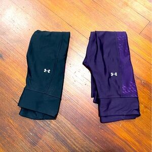 Lot of 2!! Under Armor Leggings Capri Size S